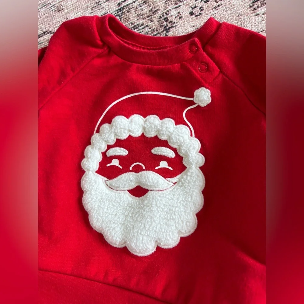 Cat & Jack Red and Gray Cozy Holiday Set